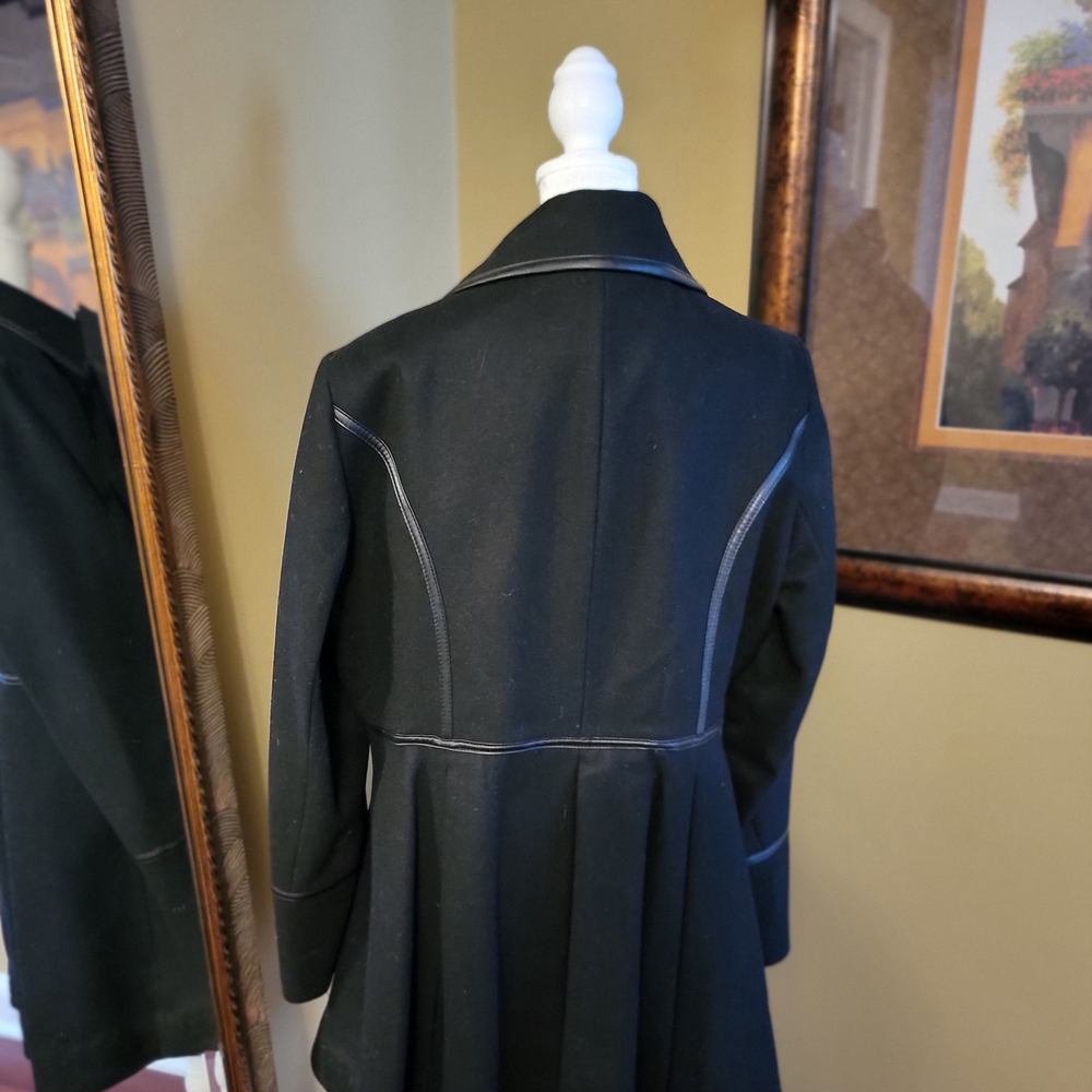 Apt. 9 Black Trench Coat for Women - Picture 6 of 7